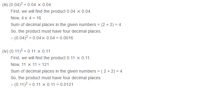 Decimals RS Aggarwal Class 7 Maths Solutions Exercise 3C 7.2