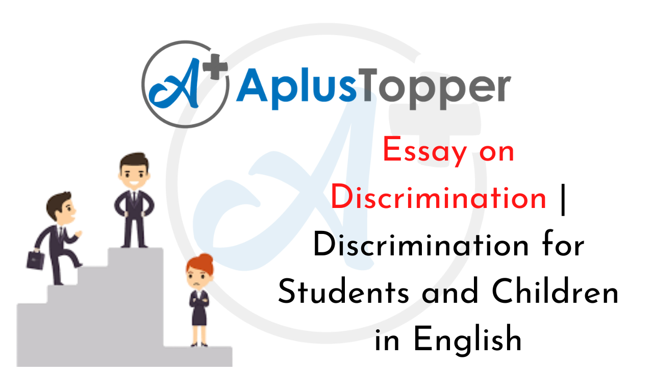fight against discrimination essay
