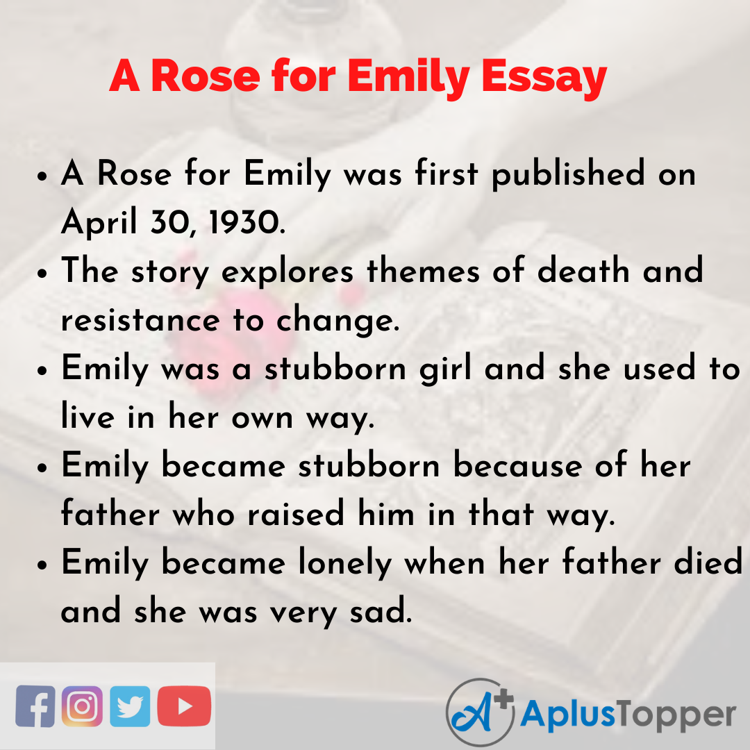 Essay about A Rose for Emily