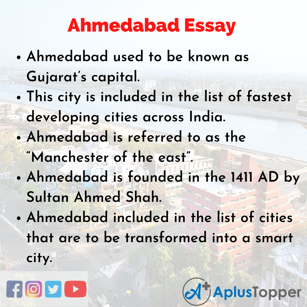 Essay about Ahmedabad