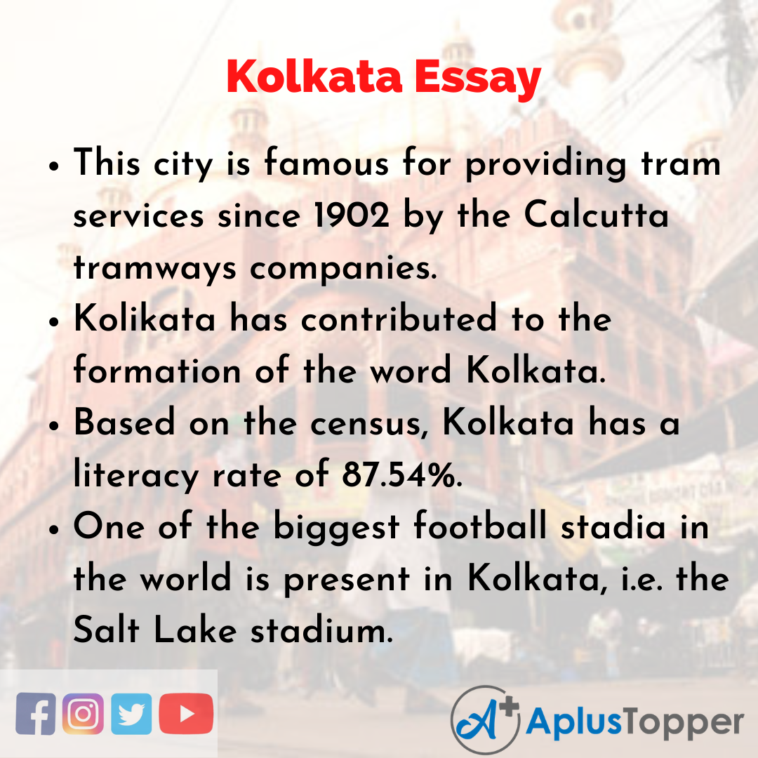 Essay about Kolkata