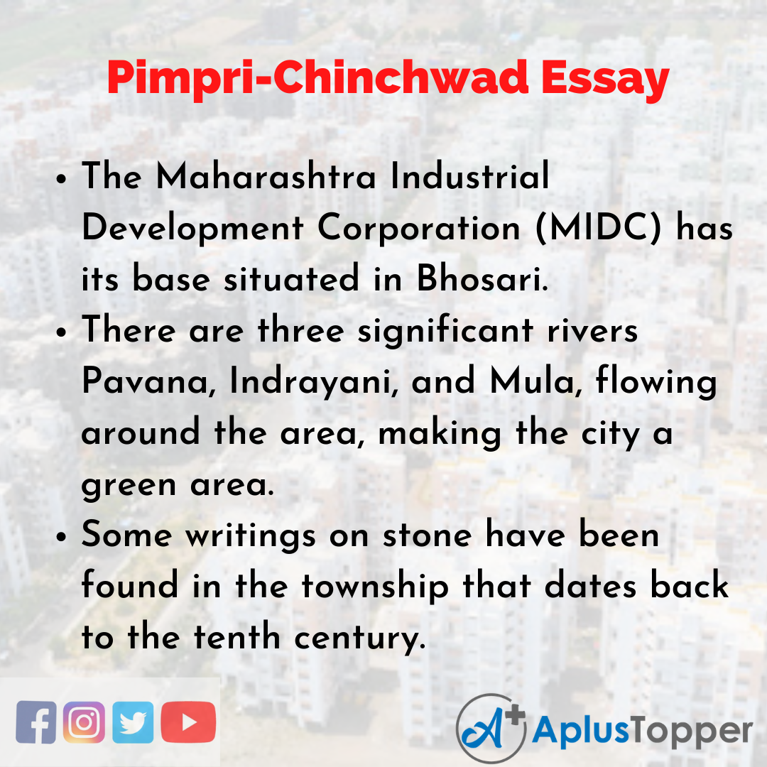Essay about Pimpri-Chinchwad