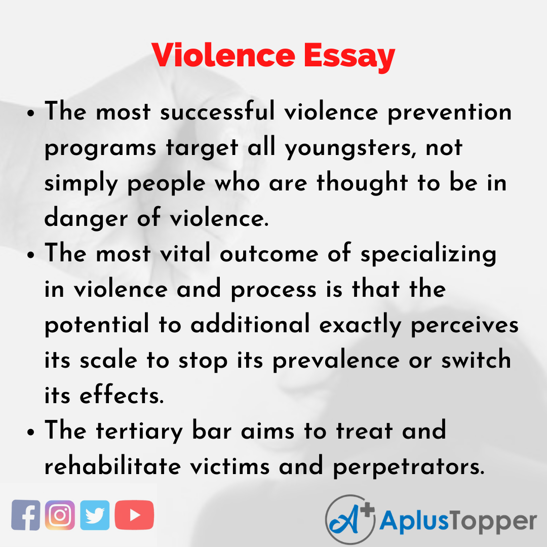 Essay about Violence