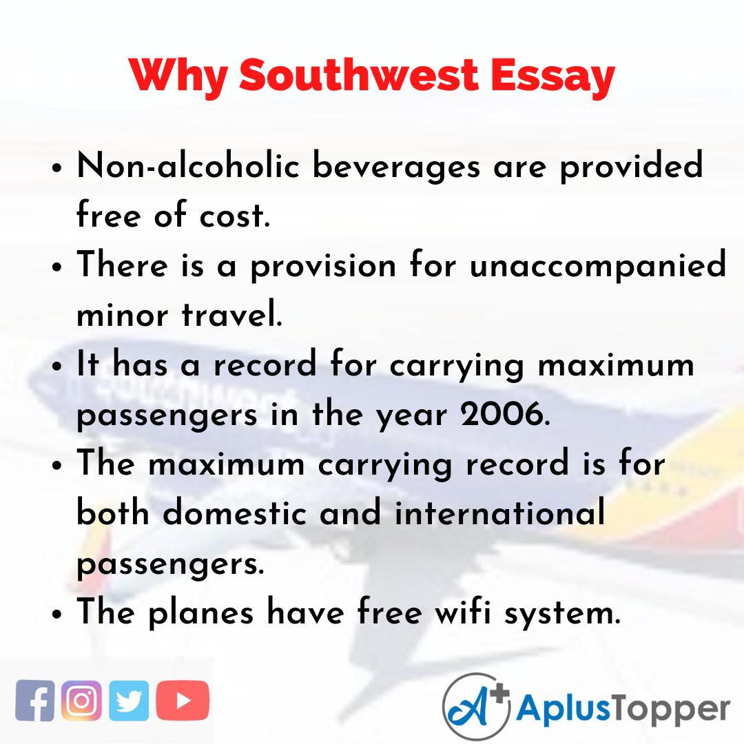 Essay about Why Southwest