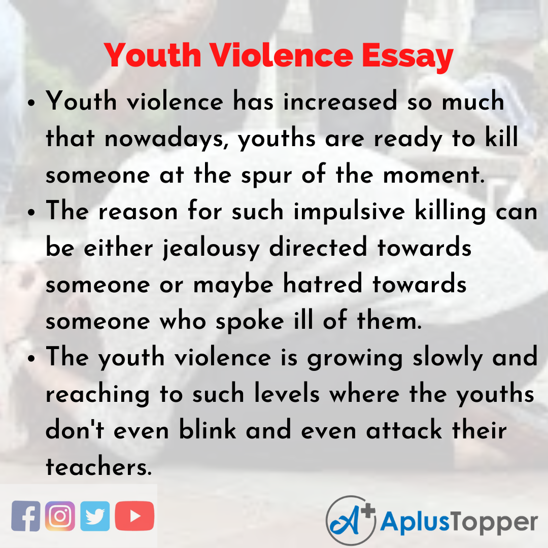 Essay about Youth Violence