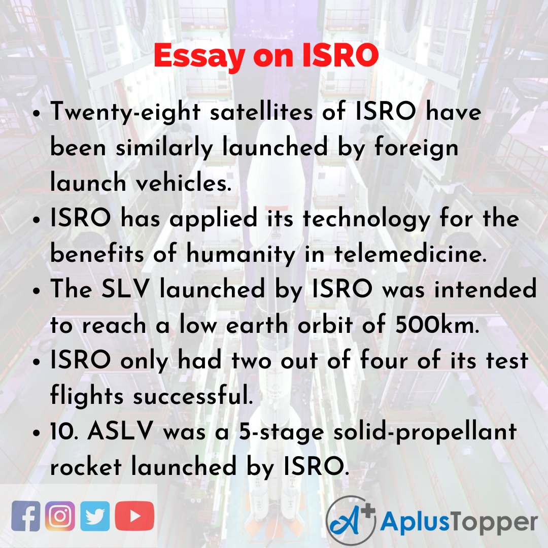 Essay of ISRO