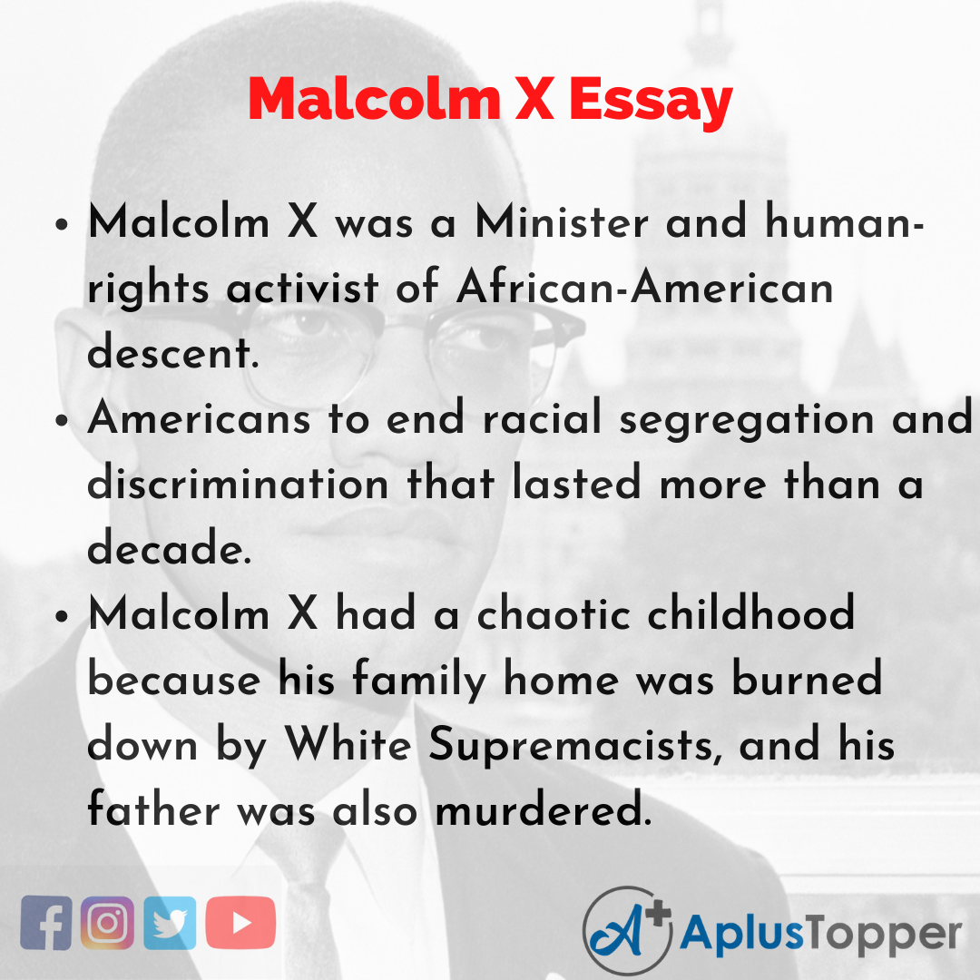 Essay of Malcolm X