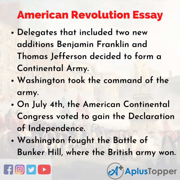 why did the american revolution start essay