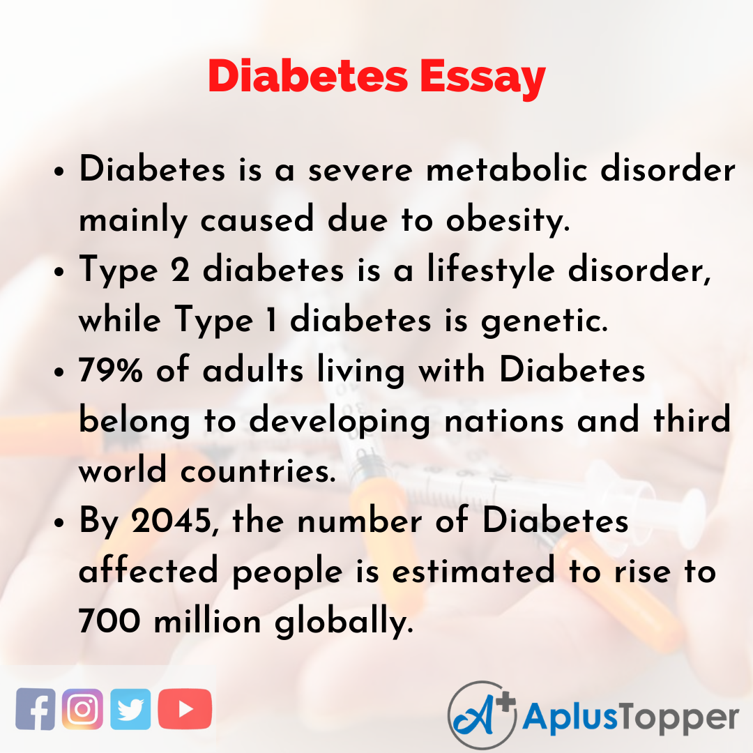 Essay on Diabetes