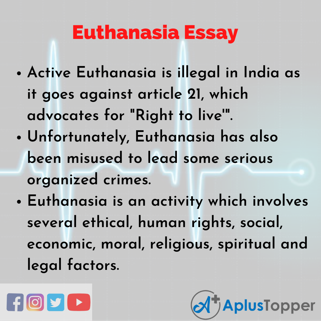 Essay on Euthanasia Essay