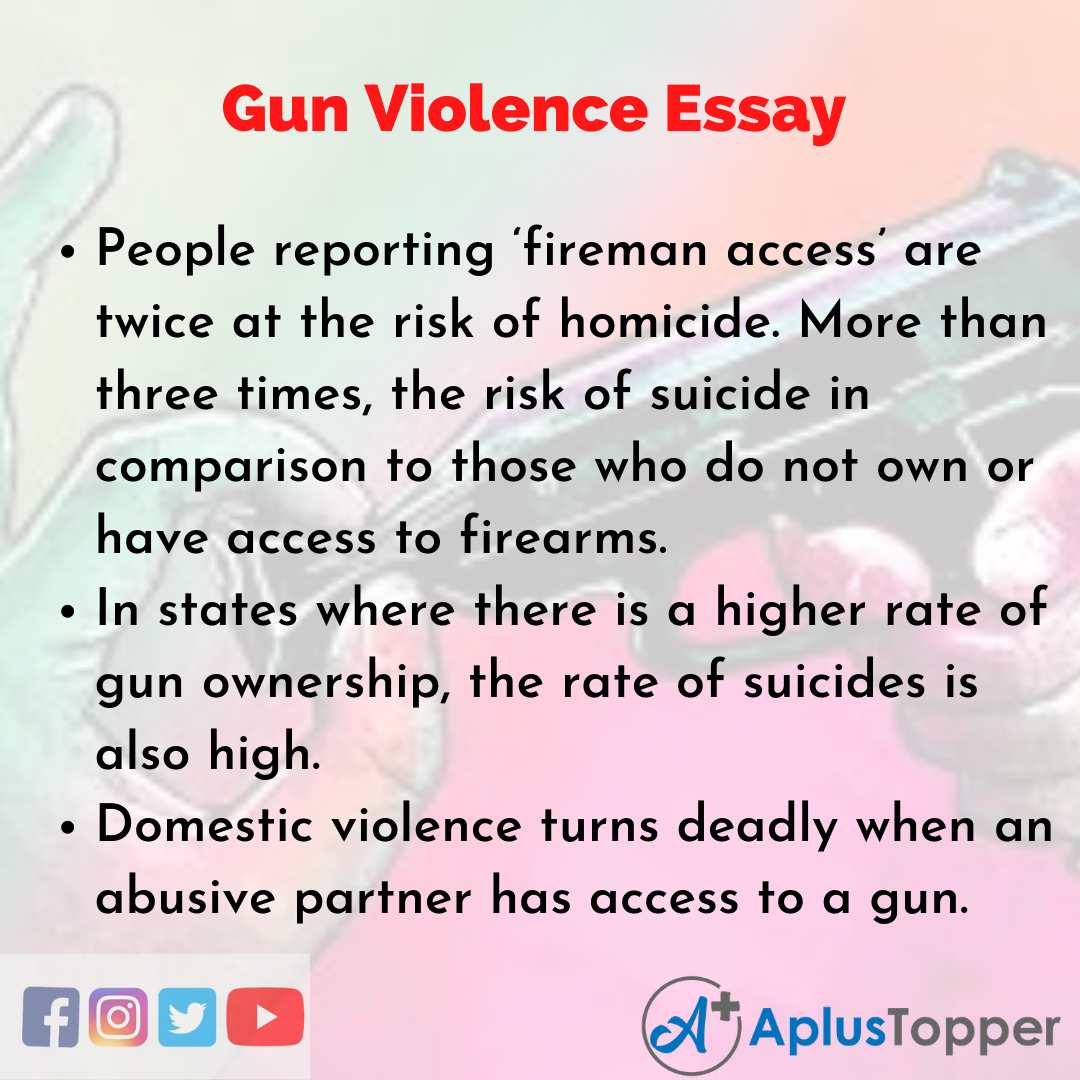Essay on Gun Violence