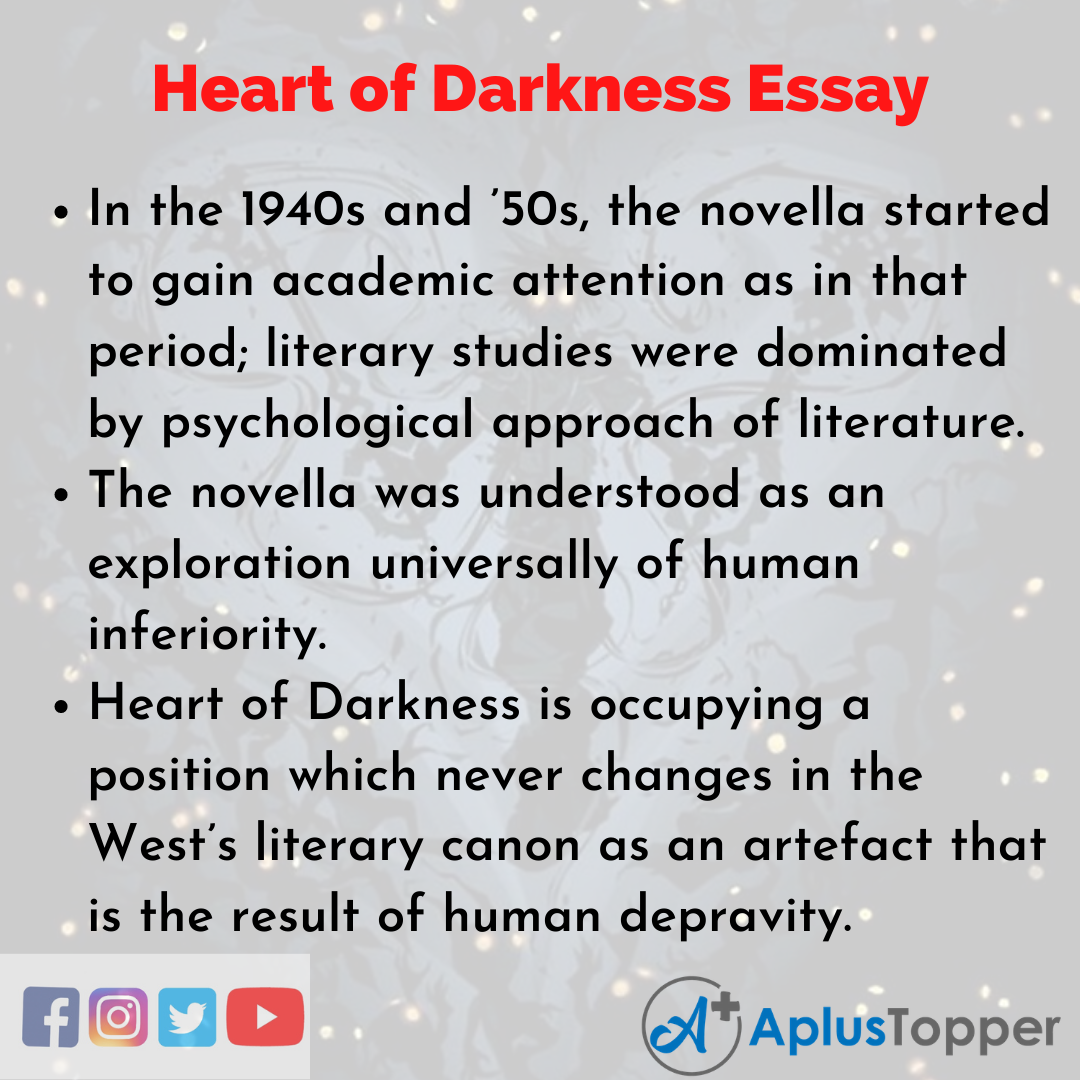 Essay on Heart of Darkness
