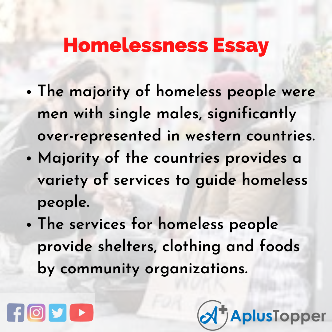 Essay on Homelessness
