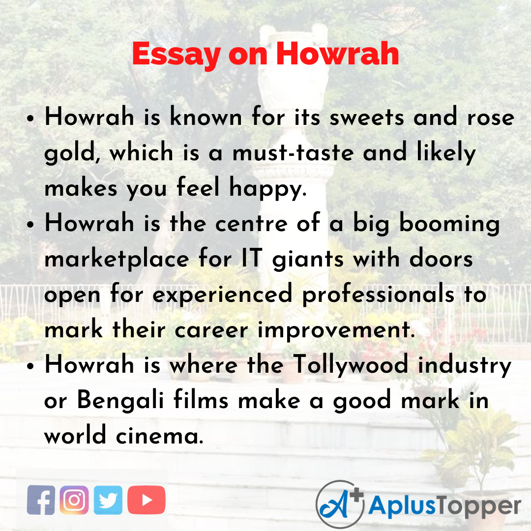 Essay on Howrah