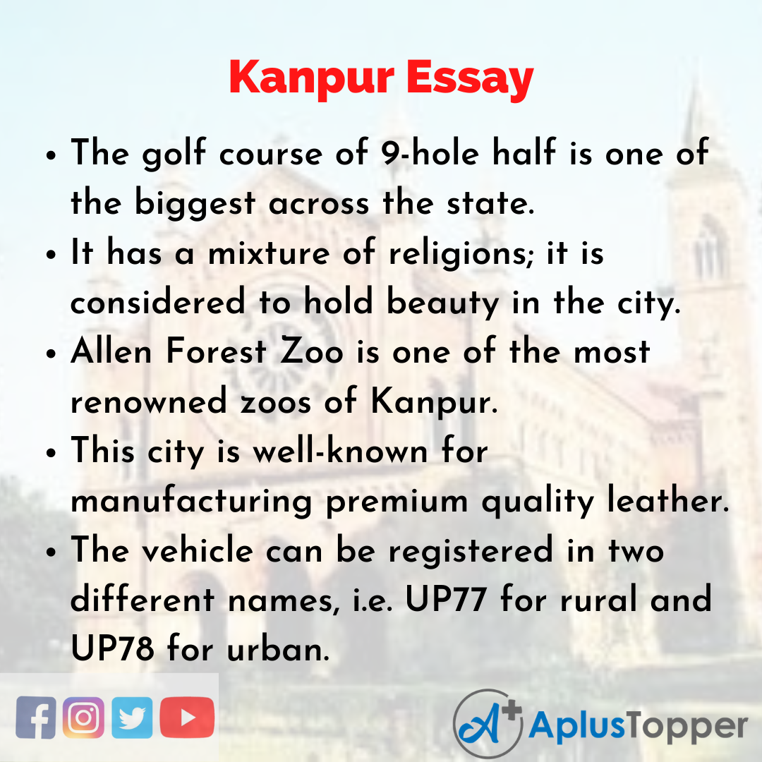 Essay on Kanpur