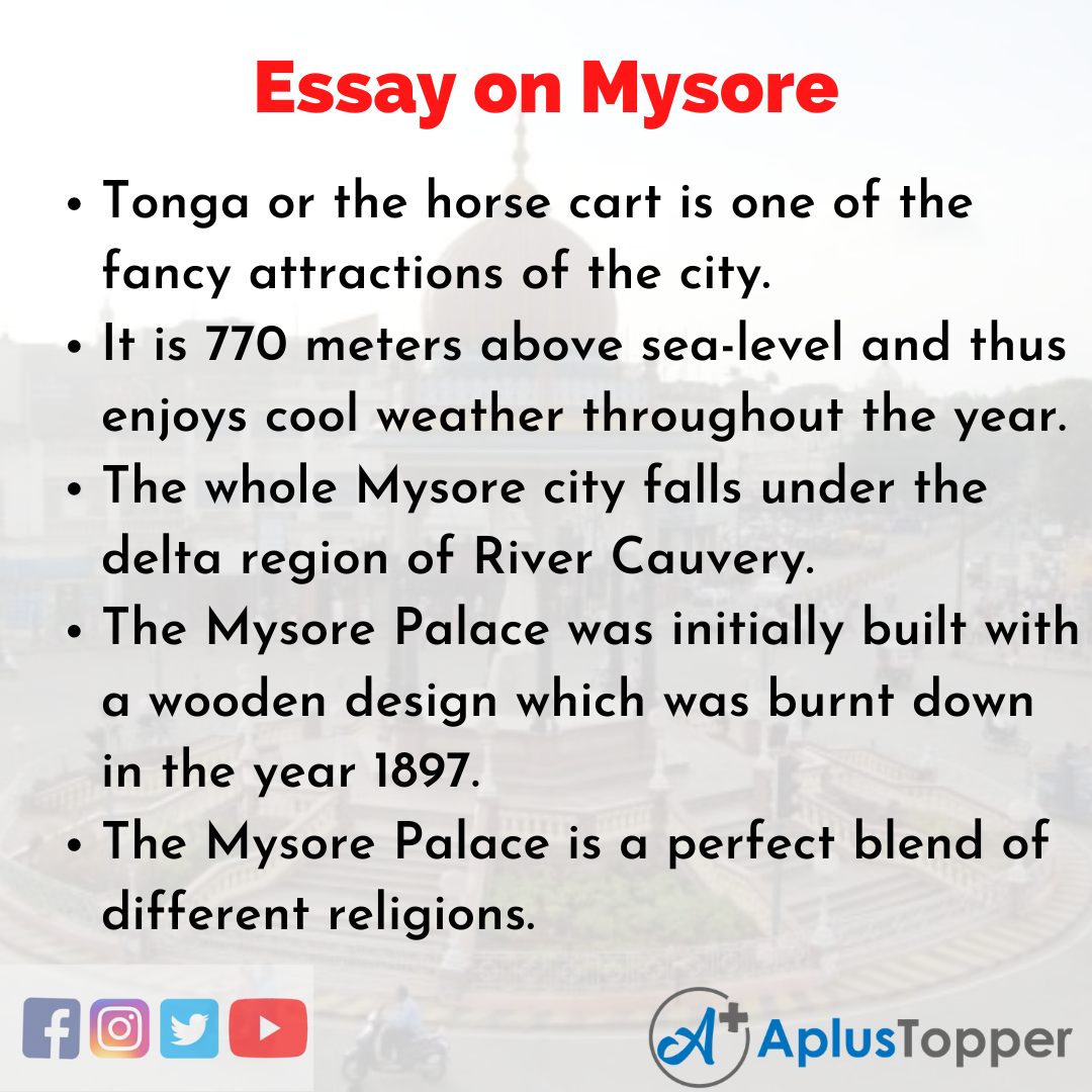 Essay on Mysore