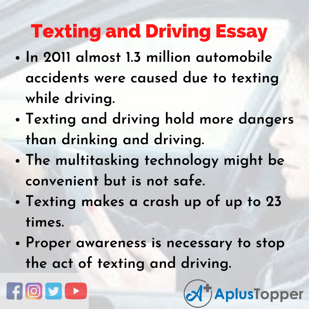 Essay on Texting and Driving