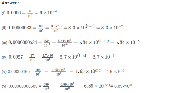 Exponents RS Aggarwal Class 8 Maths Solutions Exercise 2B 5.1