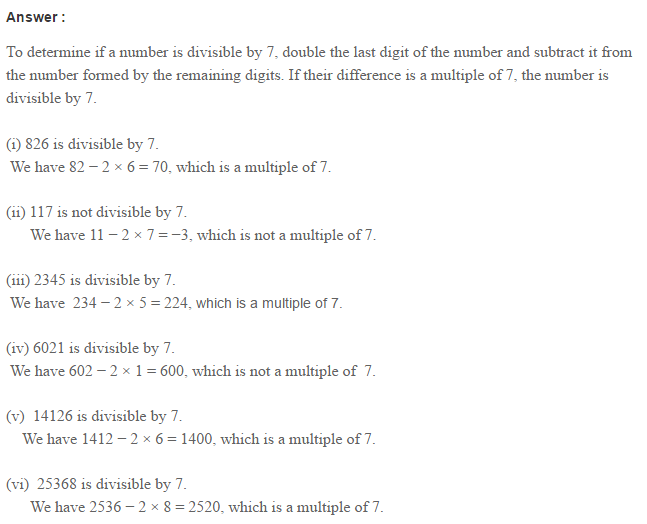 Factors and Multiples RS Aggarwal Class 6 Maths Solutions Ex 2B 6.1