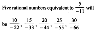 ML Aggarwal Class 7 Solutions for ICSE Maths Chapter 3 Rational Numbers Check Your Progress Q1.1