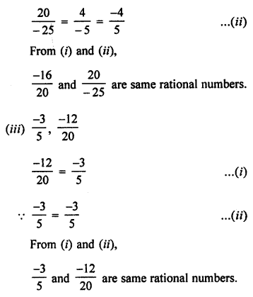 ML Aggarwal Class 7 Solutions for ICSE Maths Chapter 3 Rational Numbers Ex 3.1 Q7.3