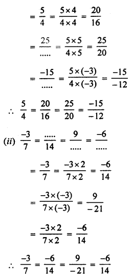 ML Aggarwal Class 7 Solutions for ICSE Maths Chapter 3 Rational Numbers Ex 3.1 Q8.3