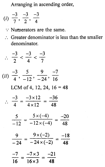 ML Aggarwal Class 7 Solutions for ICSE Maths Chapter 3 Rational Numbers Ex 3.2 Q6.2