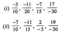 ML Aggarwal Class 7 Solutions for ICSE Maths Chapter 3 Rational Numbers Ex 3.2 Q7.1