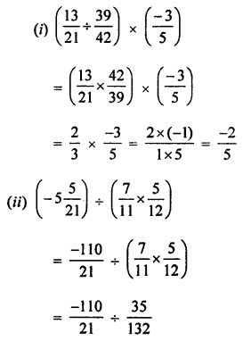 ML Aggarwal Class 7 Solutions for ICSE Maths Chapter 3 Rational Numbers Ex 3.3 Q11.2