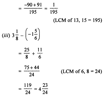 ML Aggarwal Class 7 Solutions for ICSE Maths Chapter 3 Rational Numbers Ex 3.3 Q4.3