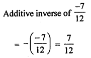 ML Aggarwal Class 7 Solutions for ICSE Maths Chapter 3 Rational Numbers Objective Type Questions Q4.1