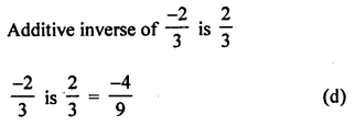 ML Aggarwal Class 7 Solutions for ICSE Maths Chapter 3 Rational Numbers Objective Type Questions Q8.1