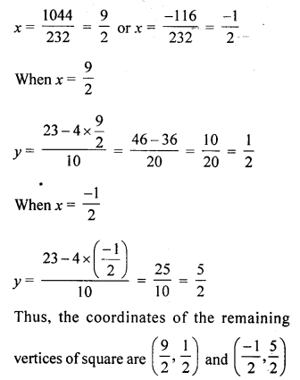 ML Aggarwal Class 9 Solutions for ICSE Maths Chapter 19 Coordinate Geometry 19.4 Q25.3