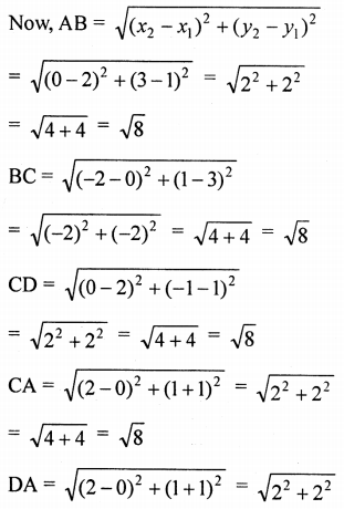 ML Aggarwal Class 9 Solutions for ICSE Maths Chapter 19 Coordinate Geometry Chapter Test img-31