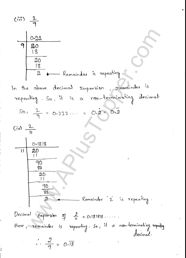 ML Aggarwal ICSE Solutions for Class 9 Maths Ch 1 Rational and Irrational Numbers img-19