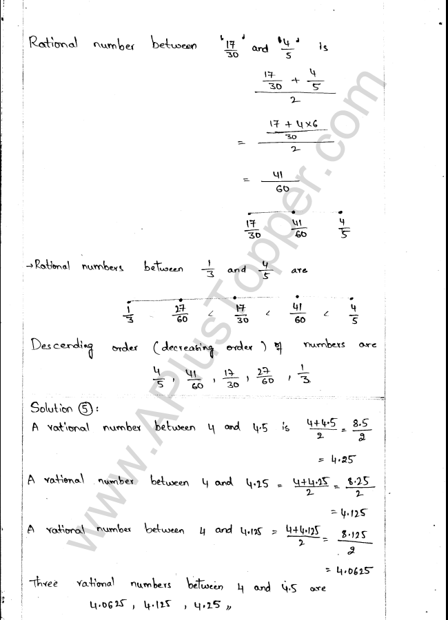 ML Aggarwal ICSE Solutions for Class 9 Maths Ch 1 Rational and Irrational Numbers img-5