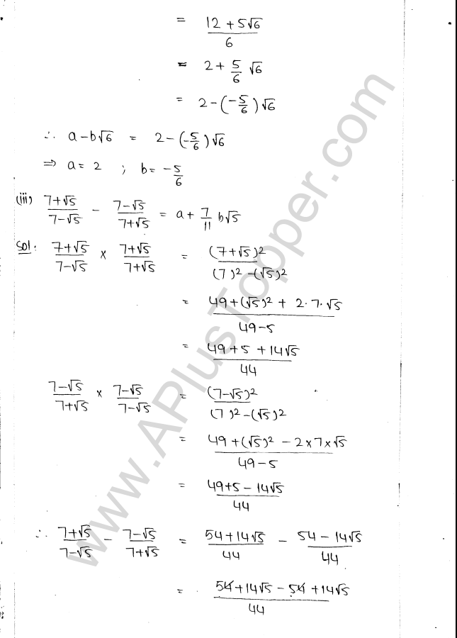 ML Aggarwal ICSE Solutions for Class 9 Maths Ch 1 Rational and Irrational Numbers img-71