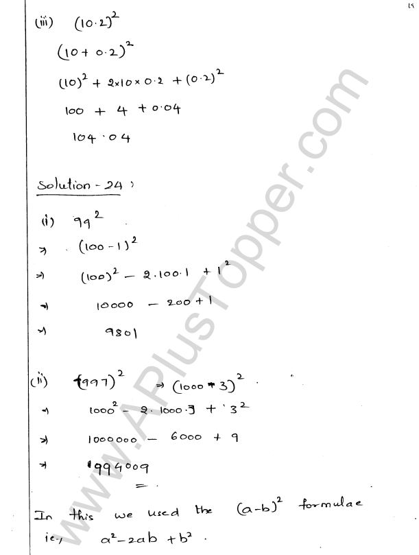 ML Aggarwal ICSE Solutions for Class 9 Maths Ch 3 Expansions img-19