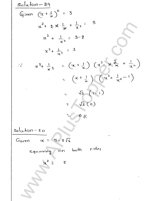 ML Aggarwal ICSE Solutions for Class 9 Maths Ch 3 Expansions img-54