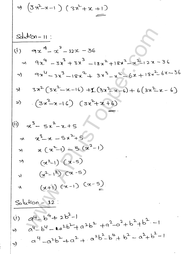 ML Aggarwal ICSE Solutions for Class 9 Maths Chapter 4 Factorisation img-18