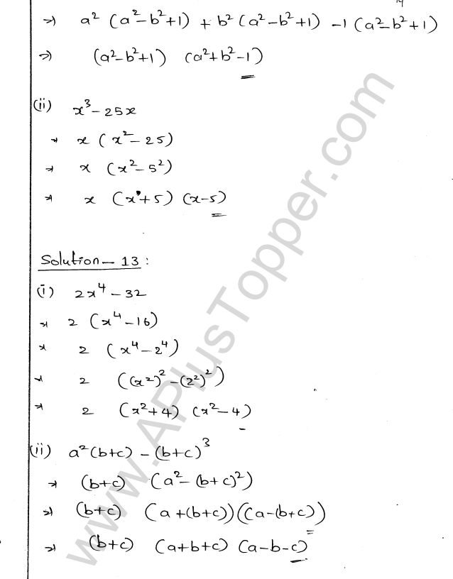 ML Aggarwal ICSE Solutions for Class 9 Maths Chapter 4 Factorisation img-19