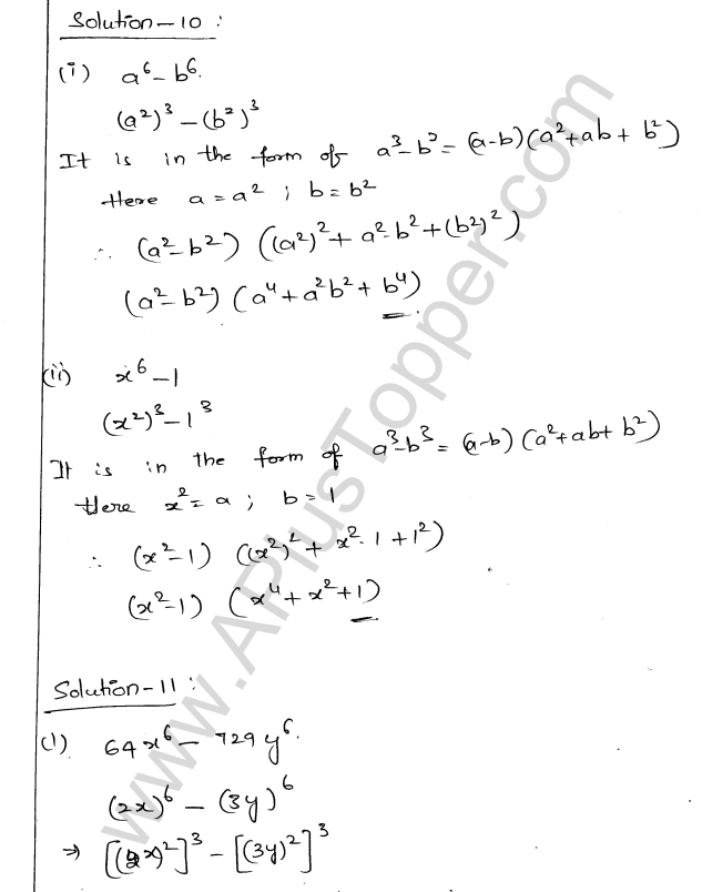 ML Aggarwal ICSE Solutions for Class 9 Maths Chapter 4 Factorisation img-44