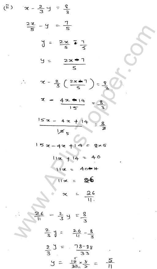 ML Aggarwal ICSE Solutions for Class 9 Maths Chapter 5 Simultaneous Linear Equations img-20