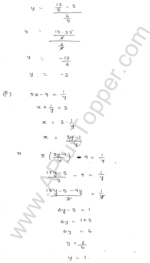 ML Aggarwal ICSE Solutions for Class 9 Maths Chapter 5 Simultaneous Linear Equations img-26