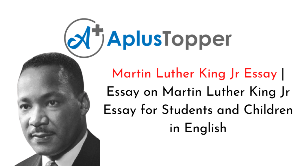 martin luther king jr essay in english