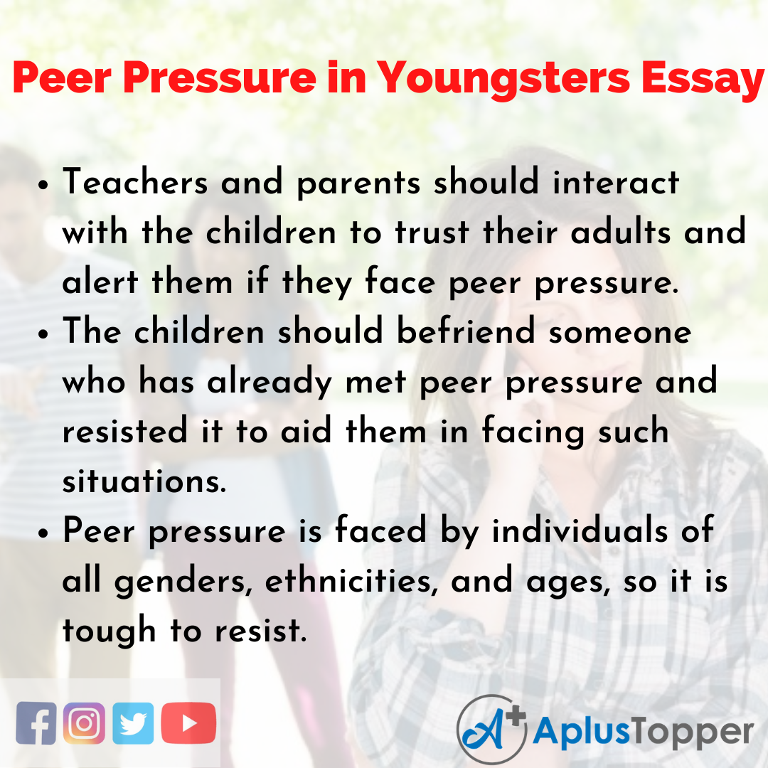 Peer Pressure in Youngsters