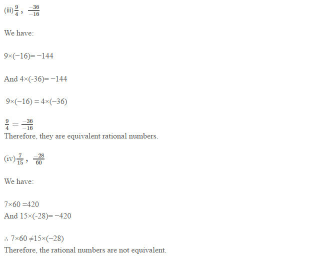 Rational Numbers RS Aggarwal Class 7 Maths Solutions Exercise 4A 19.2