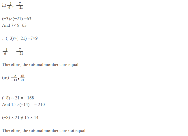 Rational Numbers RS Aggarwal Class 7 Maths Solutions Exercise 4A 21.2
