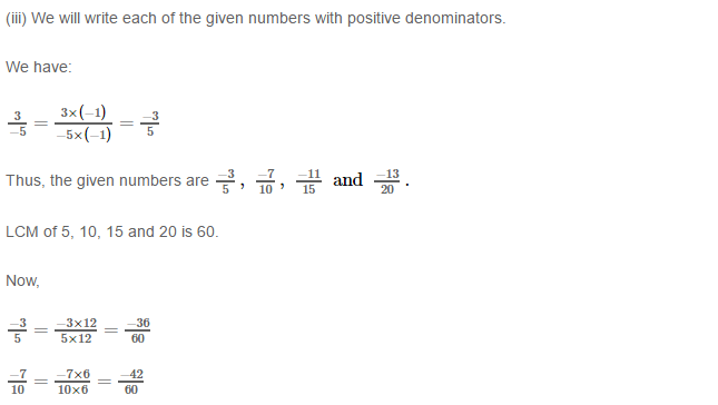 Rational Numbers RS Aggarwal Class 8 Solutions 10.4