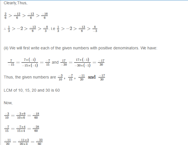 Rational Numbers RS Aggarwal Class 8 Solutions 11.2